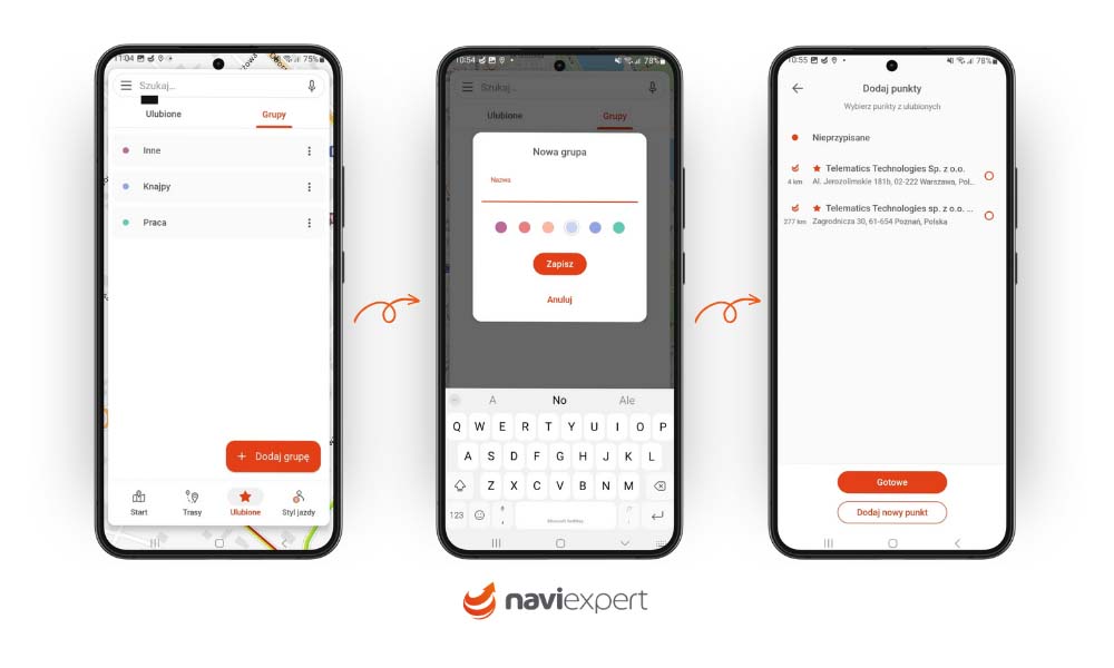Nowa wersja NaviExpert z większą wygodą korzystania z nawigacji
