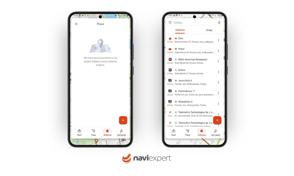 Nowa wersja NaviExpert z większą wygodą korzystania z nawigacji