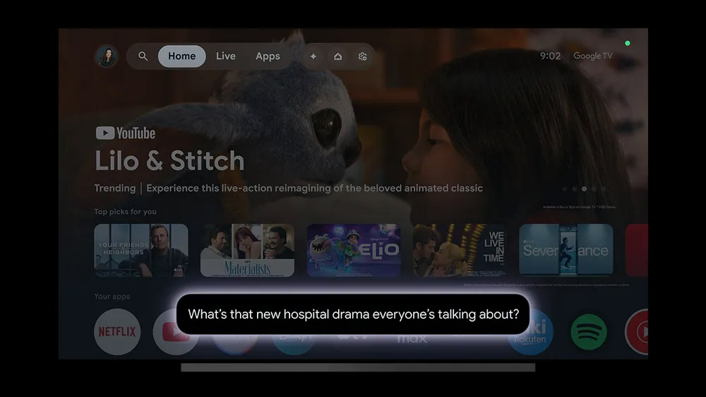 Gemini w Google TV