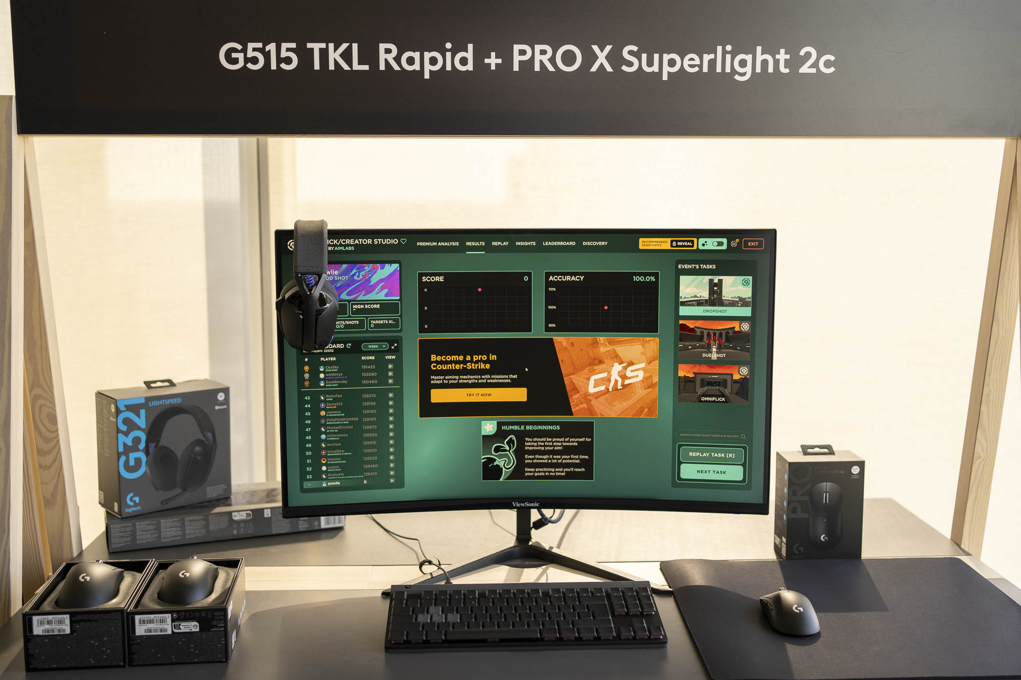 Logitech G zaprezentował w Warszawie swoje nowe produkty z serii G