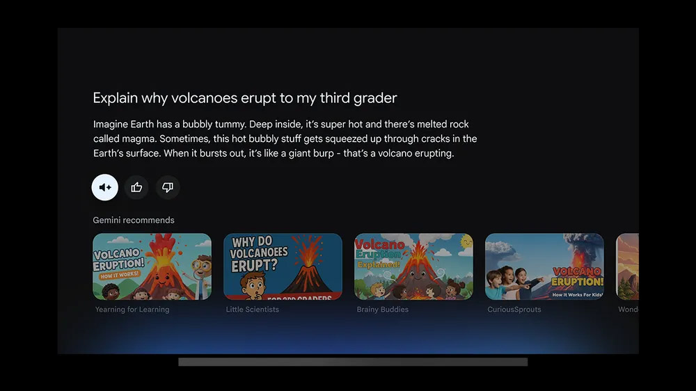 Gemini w Google TV