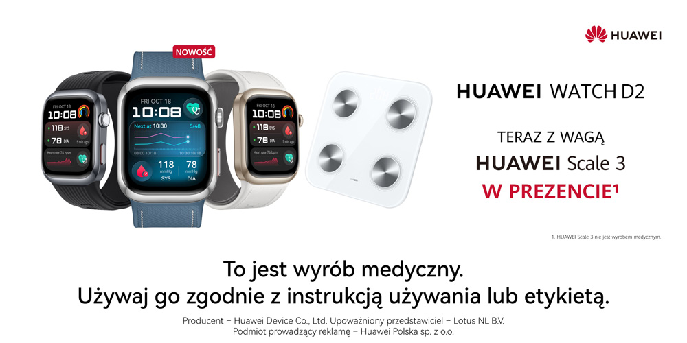 Nowa funkcja w Huawei Watch D2