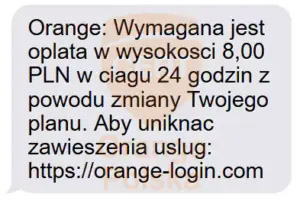 Fałszywe SMS-y grożą zawieszeniem usług