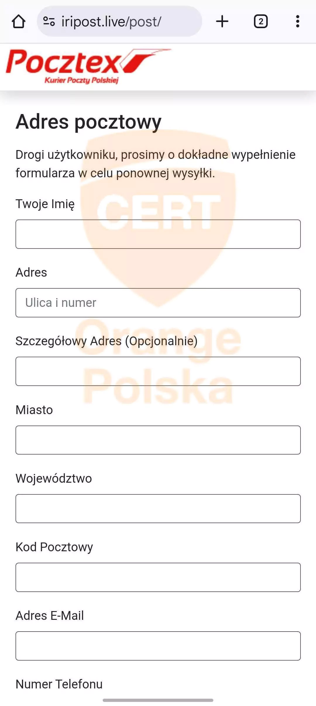 Oszuści podszywają się pod DHL