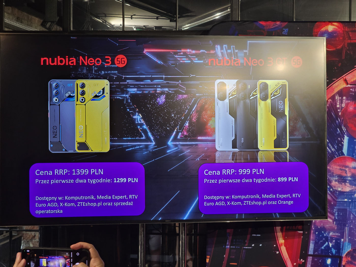 ZTE chce zdominować mobilny gaming - polska premiera smartfonów Neo 3 GT 5G i Neo 3 5G