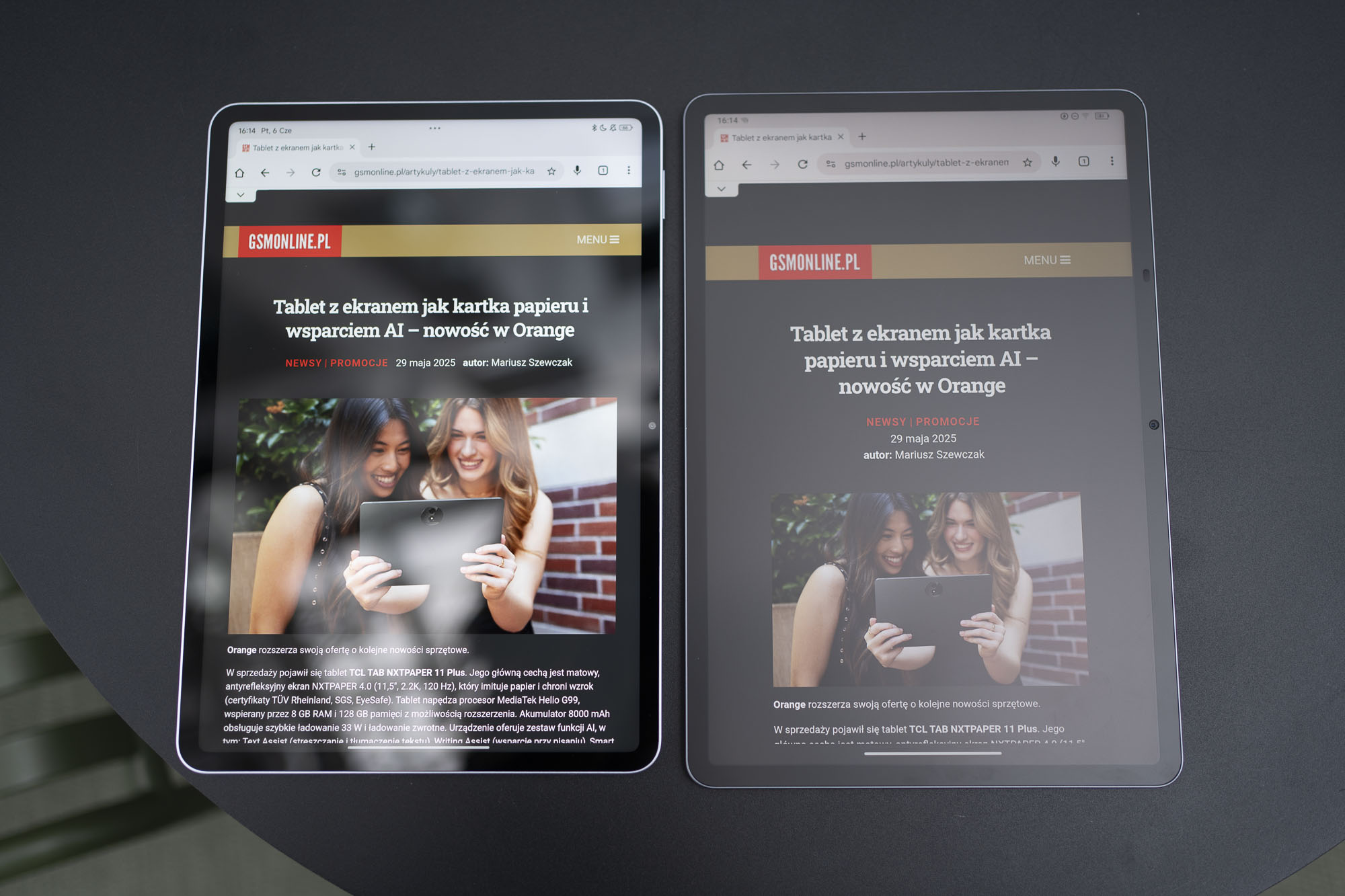 TCL NXTPAPER 11 Plus - test taniego tabletu z matowym ekranem