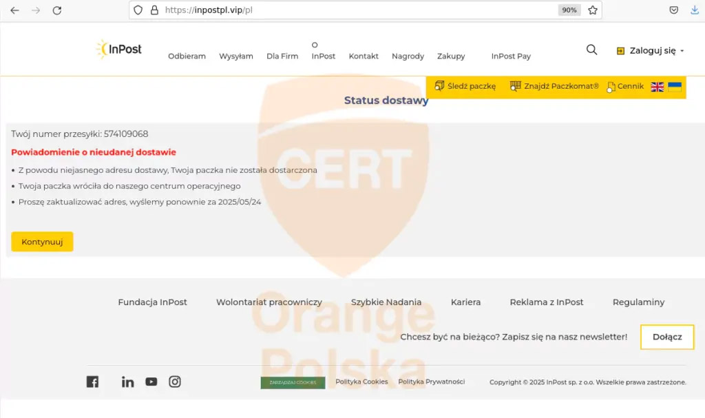 Uwaga na fałszywe SMS-y o paczkach – oszuści podszywają się pod znane firmy kurierskie