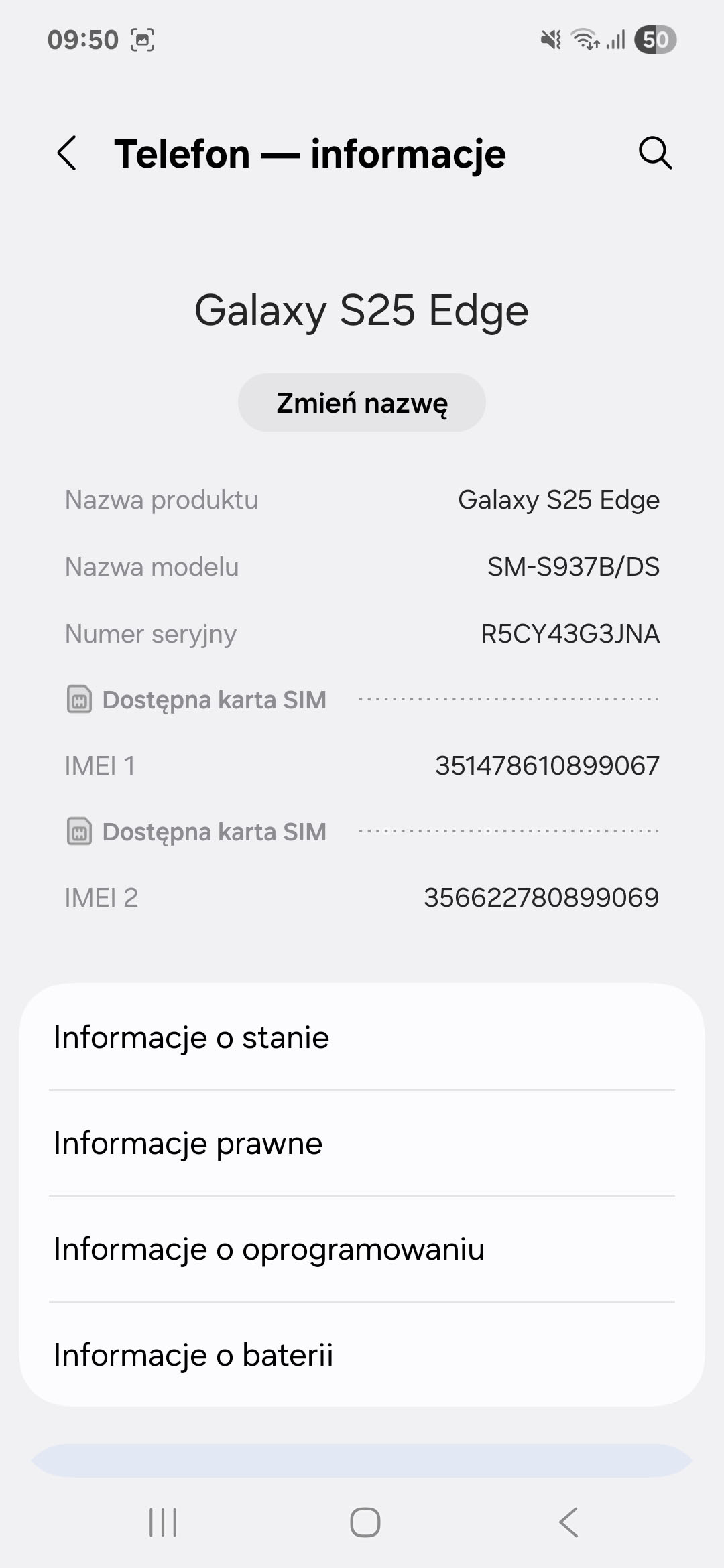 Samsung Galaxy S25 Edge - jak długo działa na baterii?