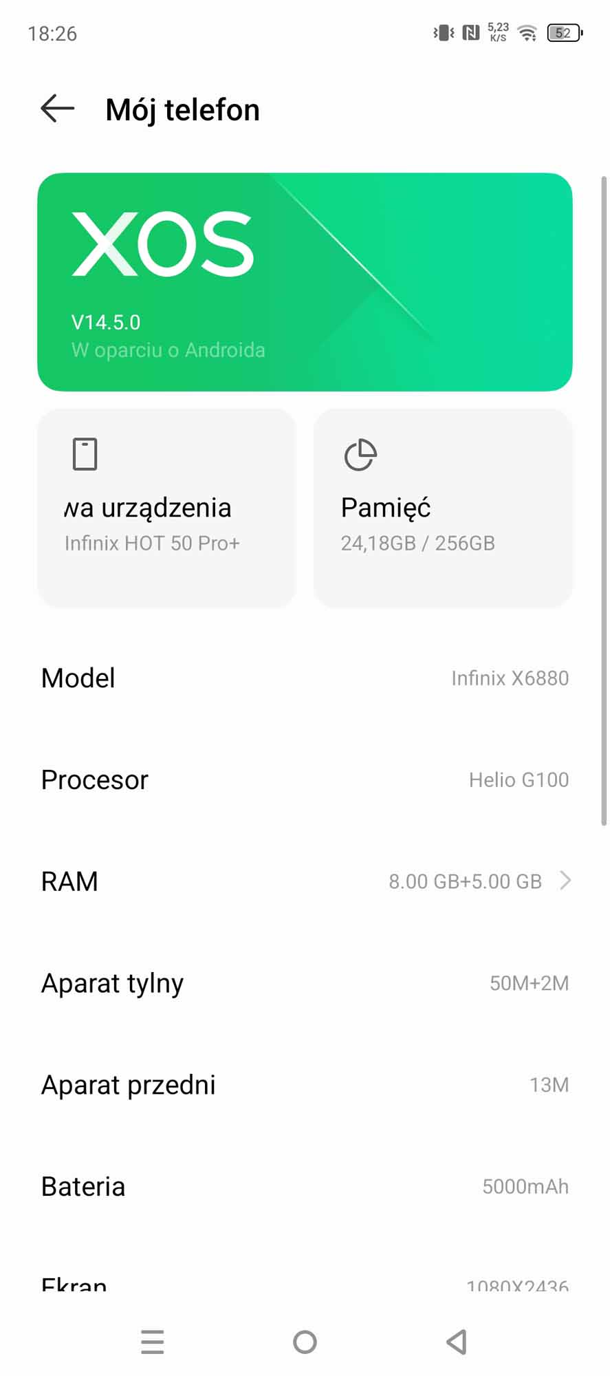 Infinix Hot 50 Pro+ - niedrogi i wyjątkowo smukły smartfon