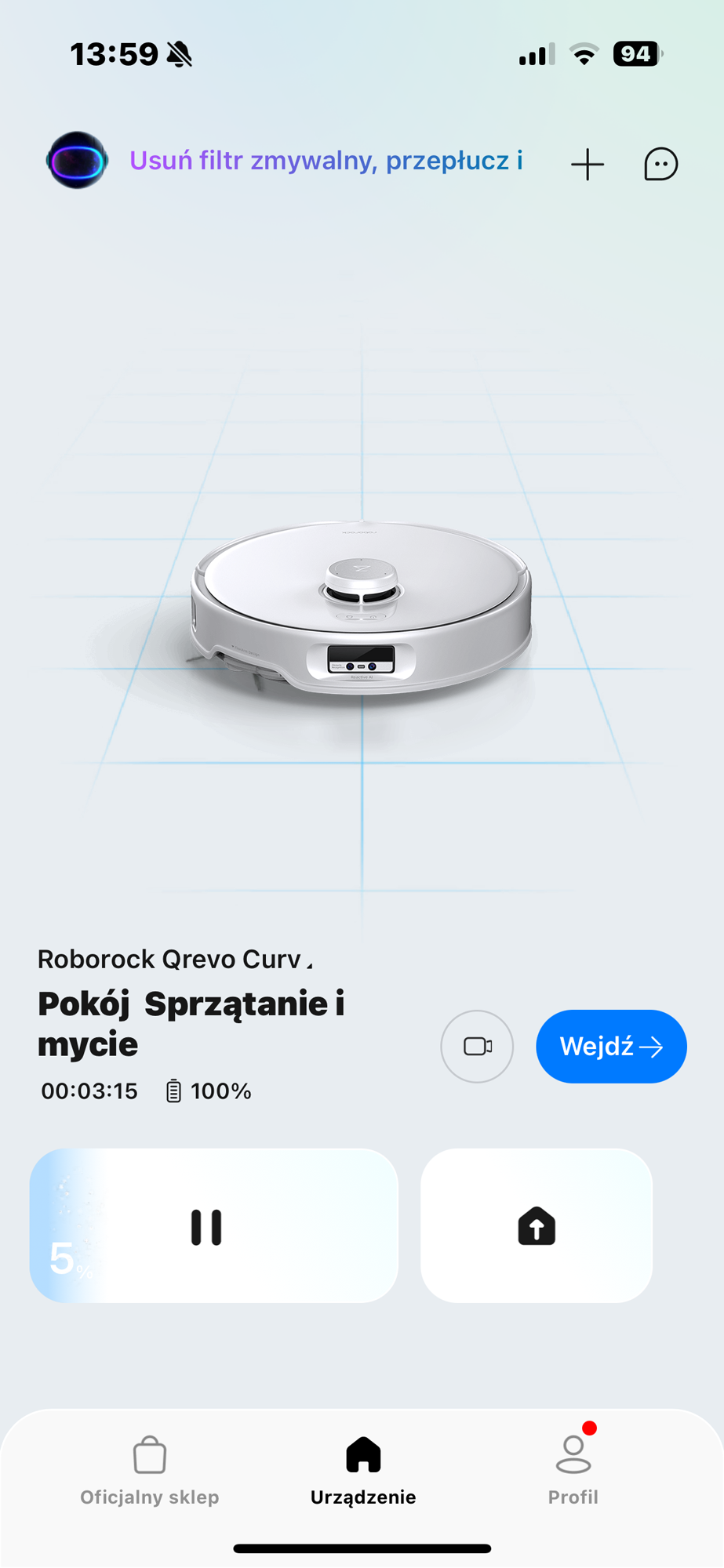 Test robota odkurzającego Roborock Qrevo Curv – wreszcie inny design