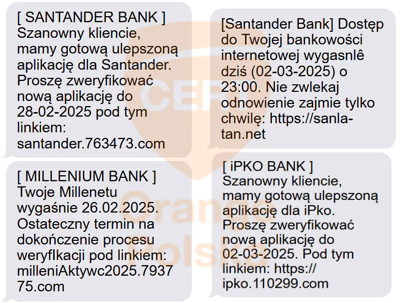 Uważaj na fałszywe SMS-y o bankowej aplikacji