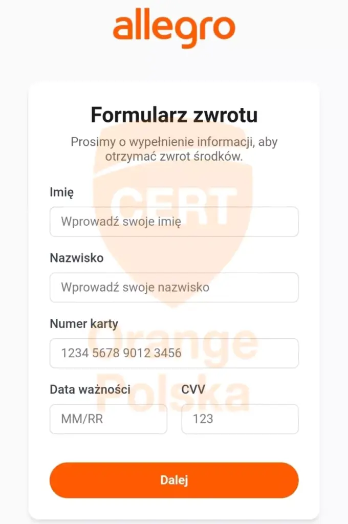 Uwaga na fałszywe SMS-y dotyczące Allegro