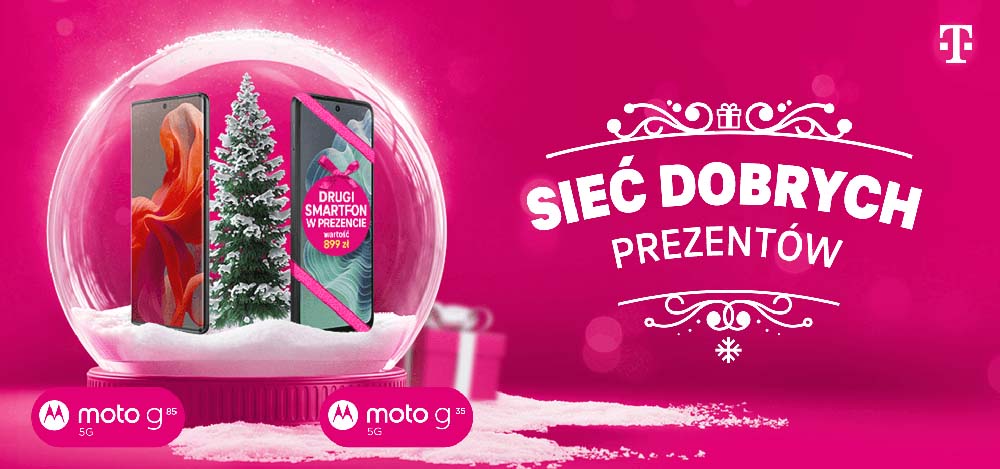 Promocja 1+1 gratis w T-Mobile na Święta – dostajesz smartfon gratis