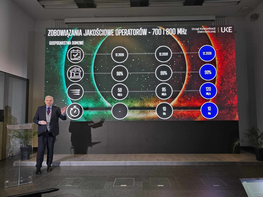 UKE ogłasza start aukcji na pasma 700 i 800 – nasza relacja live