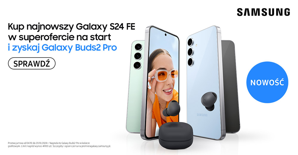 Start sprzedaży Galaxy S24 FE i promocja na słuchawki Galaxy Buds2 Pro