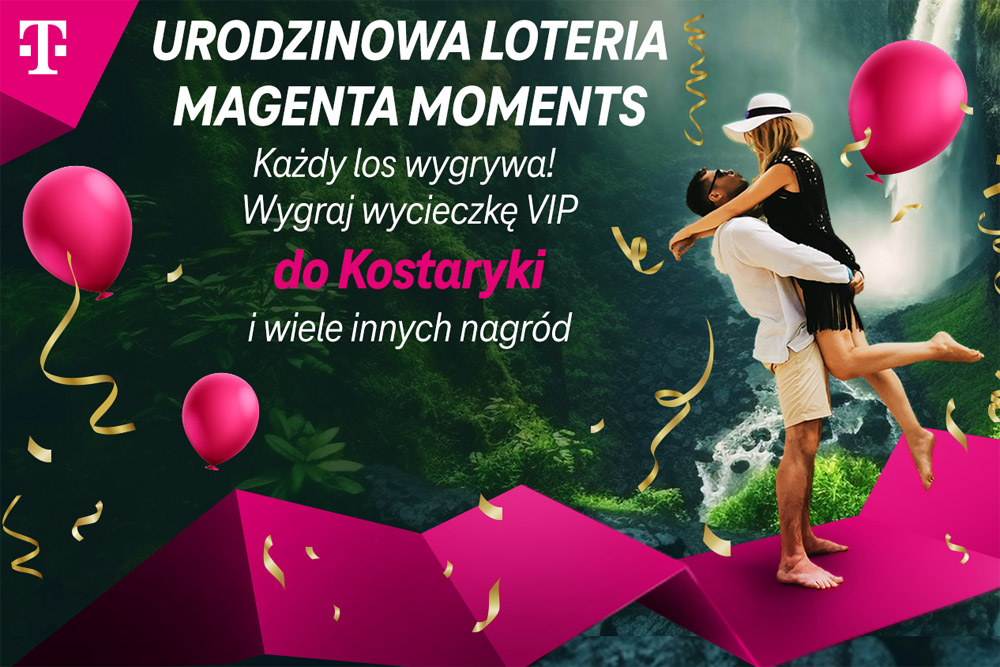 Wiemy, jak za darmo wyjechać do Kostaryki – to urodzinowa oferta dla prawdziwych, magentowych VIP od T-Mobile