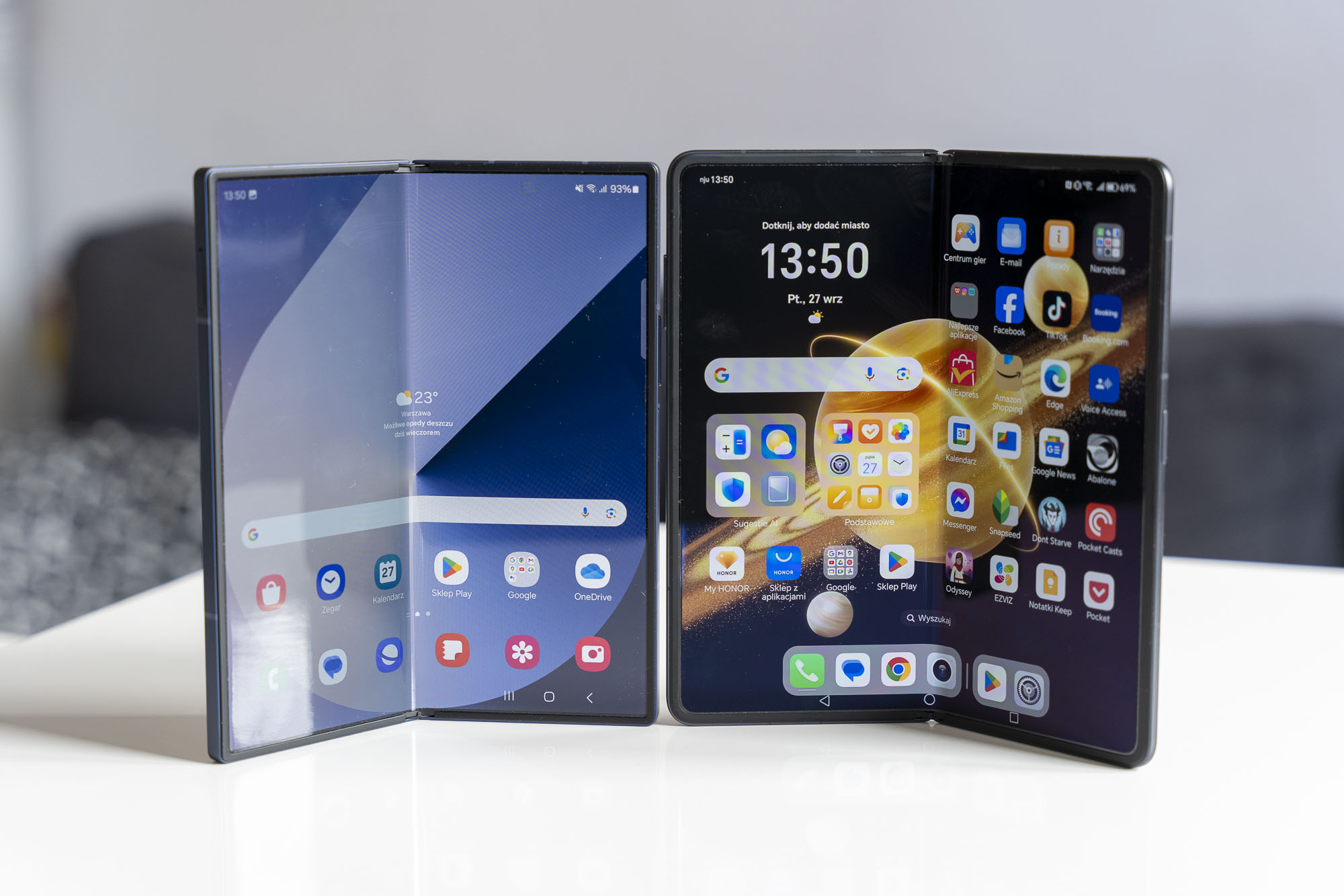 Recenzja i porównanie składaków Honor Magic V3 versus Samsung Galaxy Z Fold 6