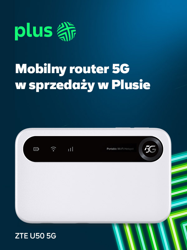 ZTE U50 5G w sprzedaży w Plusie