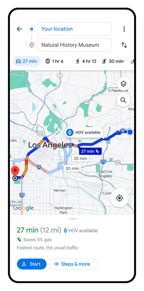 Nowe zmiany w Mapach: trasy w Immersive View i inne funkcje AI