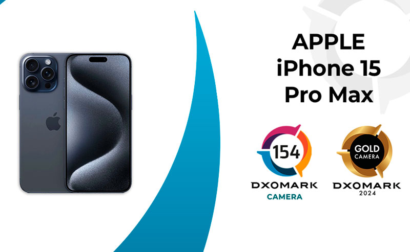 iPhone 15 Pro Max na drugim miejscu w rankingu foto DXOMARK