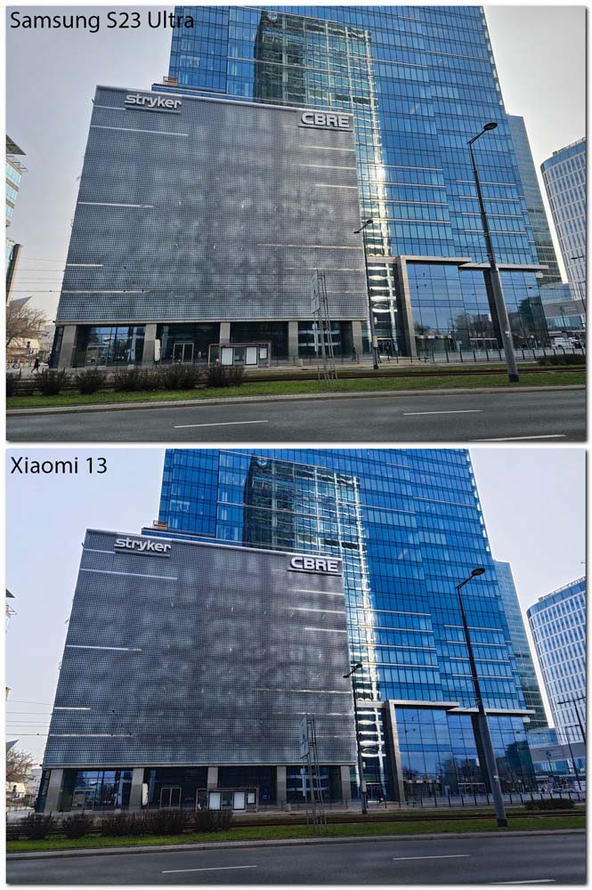 Porównanie foto Xiaomi 13 vs S23 Ultra