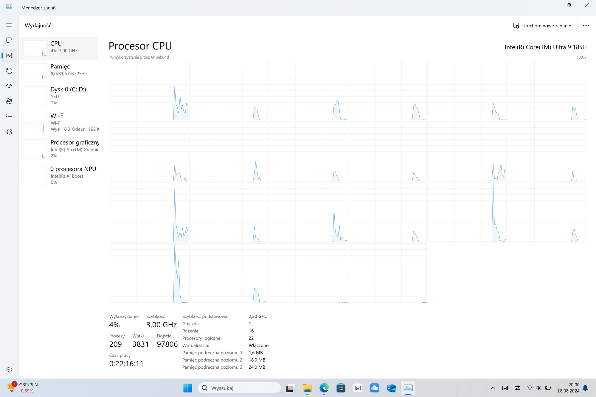 Test laptopa Huawei MateBook X Pro 2024