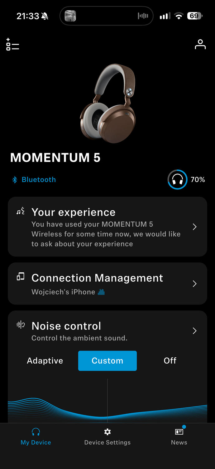 Test Sennheiser Momentum 5 - wyglądają niesamowicie, grają niesamowicie, a ANC po prostu miażdży