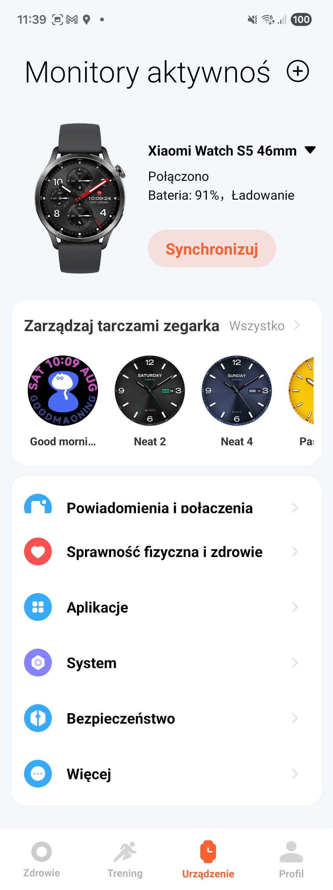 Test Xiaomi Watch S5 46 mm – większa bateria robi ogromną różnicę