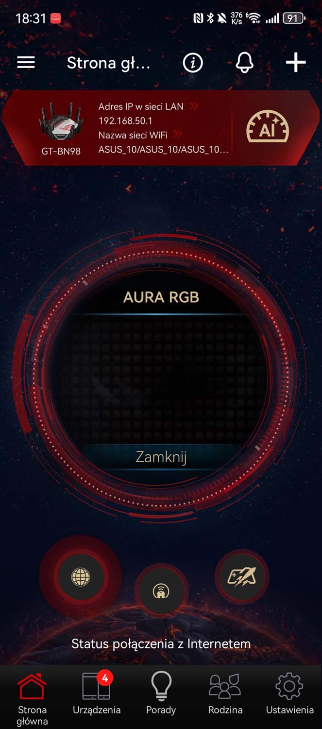 Test routera ASUS ROG Rapture GT-BN98 - to pierwszy krok w stronę Wi-Fi 8, ale już dziś potrafi pokazać przewagę