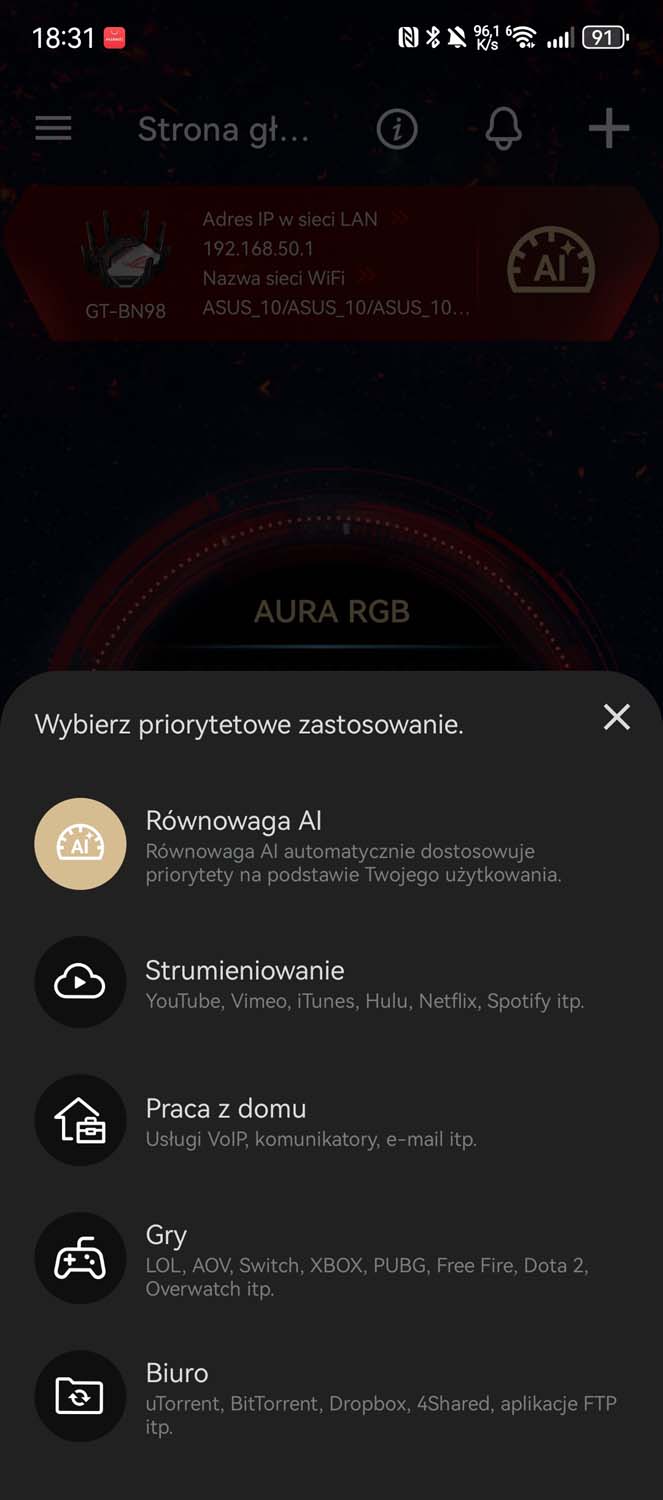 Test routera ASUS ROG Rapture GT-BN98 - to pierwszy krok w stronę Wi-Fi 8, ale już dziś potrafi pokazać przewagę