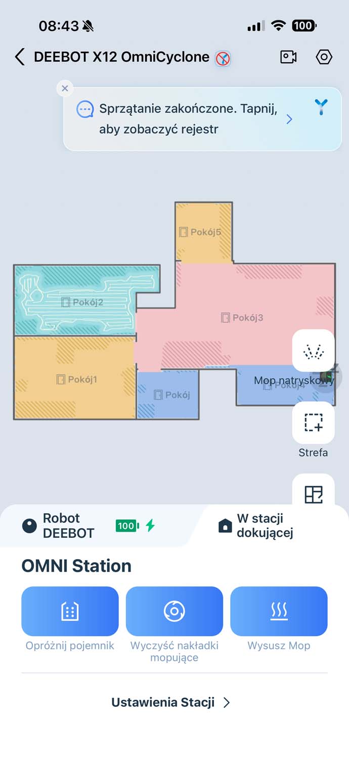 Test Ecovacs Deebot X12 OmniCyclone – świetnie sprząta, bo ma wałek i dodatkowy spryskiwacz plam