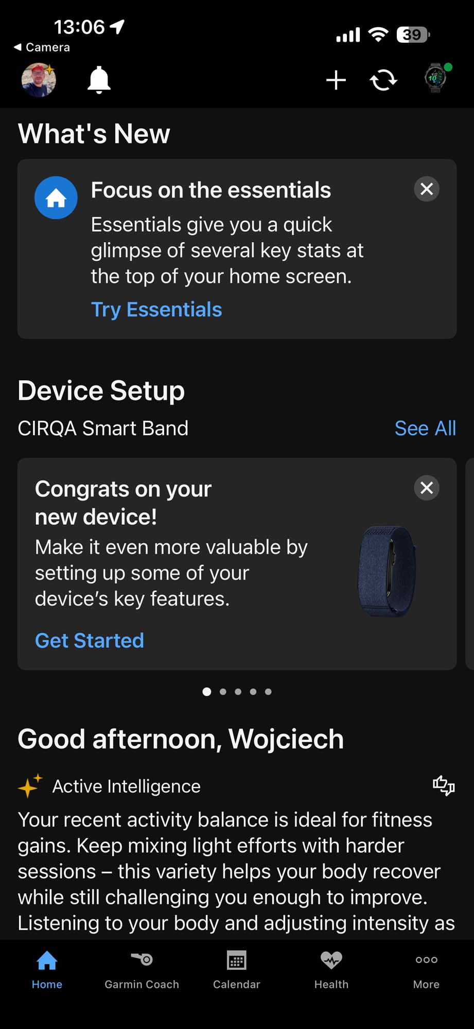 Garmin CIRQA Smart Band