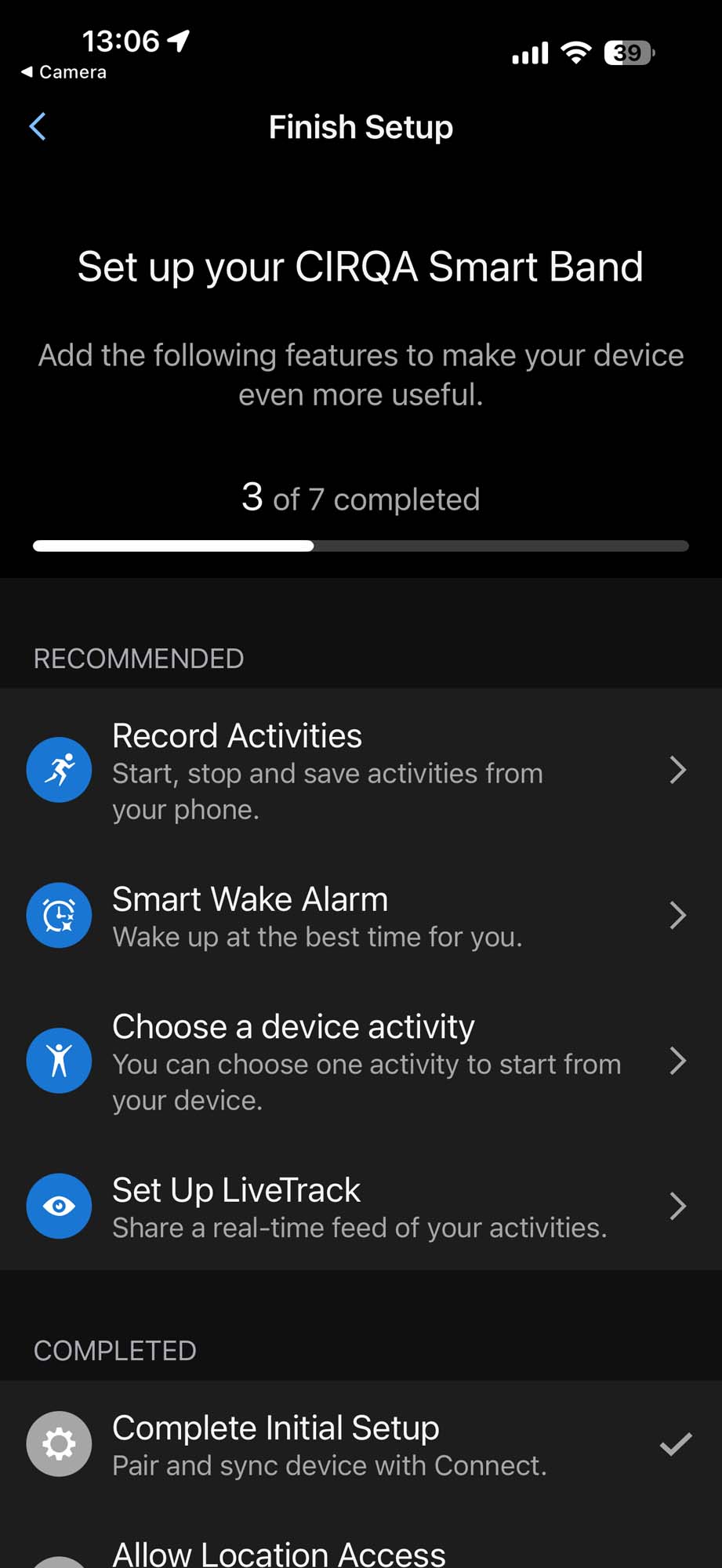 Garmin CIRQA Smart Band