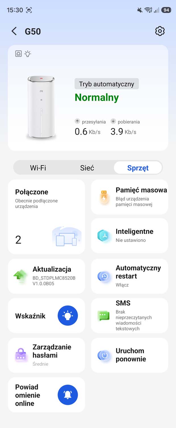 Test ZTE G50 MC8520B – szybki router stacjonarny z obsługą 5G i Wi-Fi 7