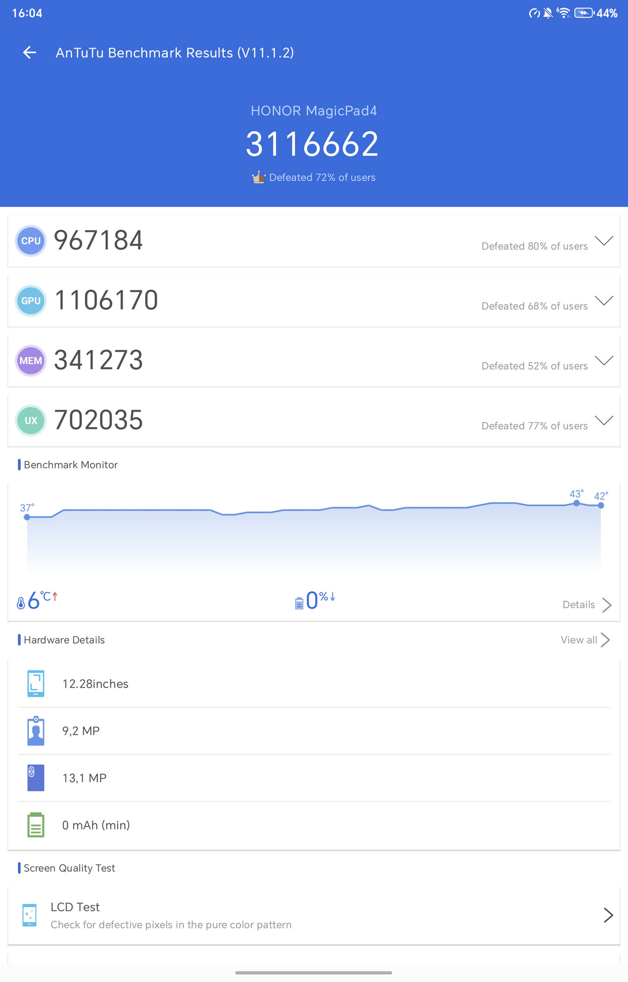 Honor MagicPad 4