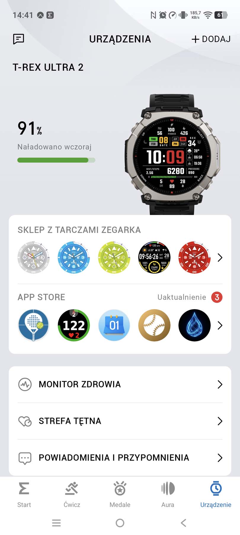 Test Amazfit T-Rex Ultra 2 - tytan, bardzo dobra bateria i mapy offline