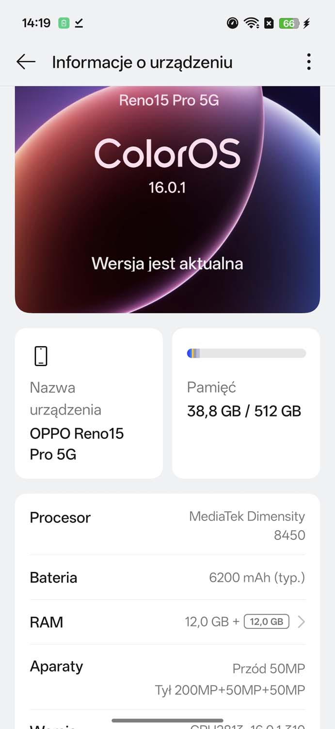 OPPO Reno15 Pro 5G – nasze pierwsze wrażenia