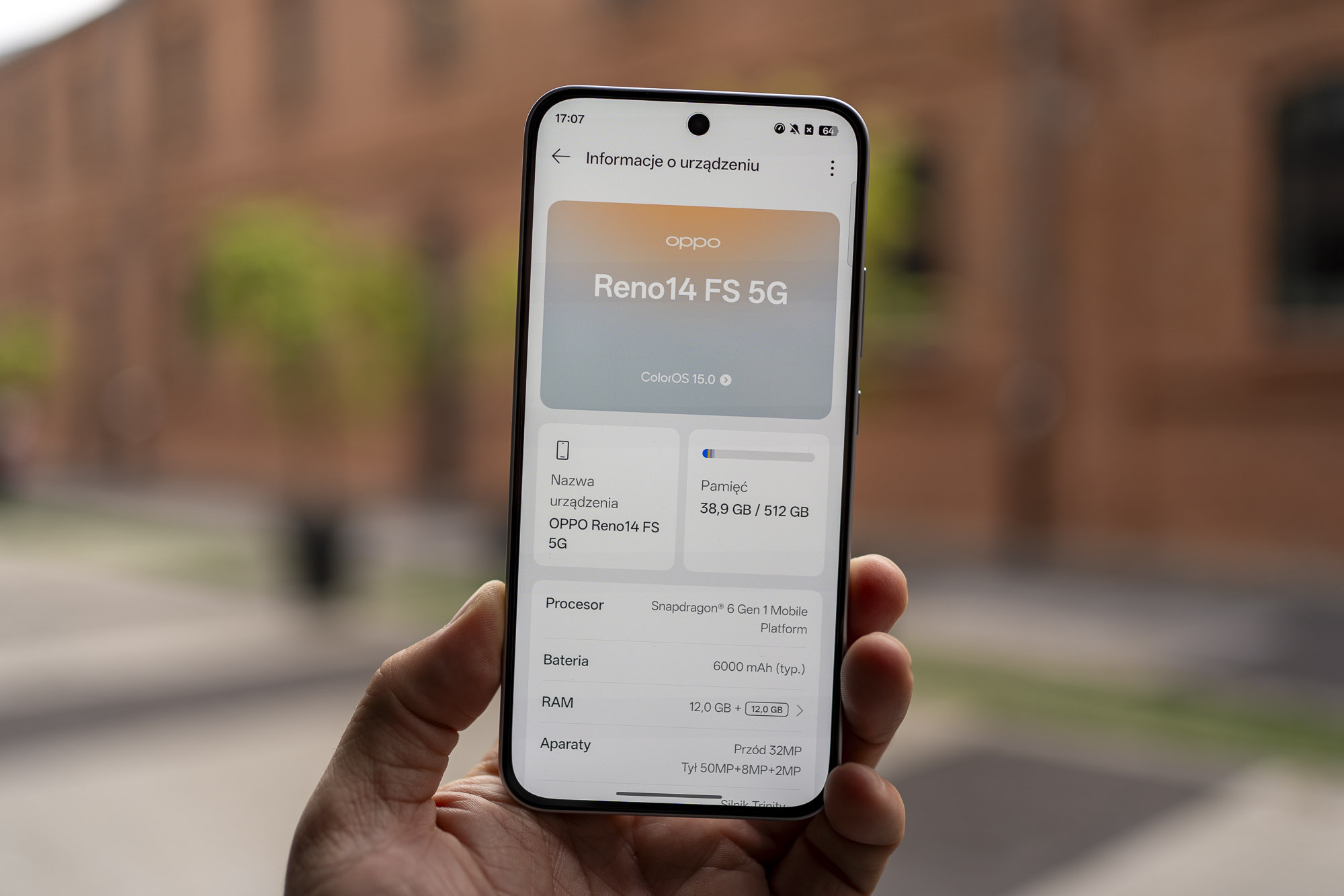 Test OPPO Reno14 FS 5G – tańsza alternatywa dla Reno14 5G