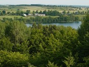 Wschodni brzeg jeziora Hańcza- wieś Błaskowizna 