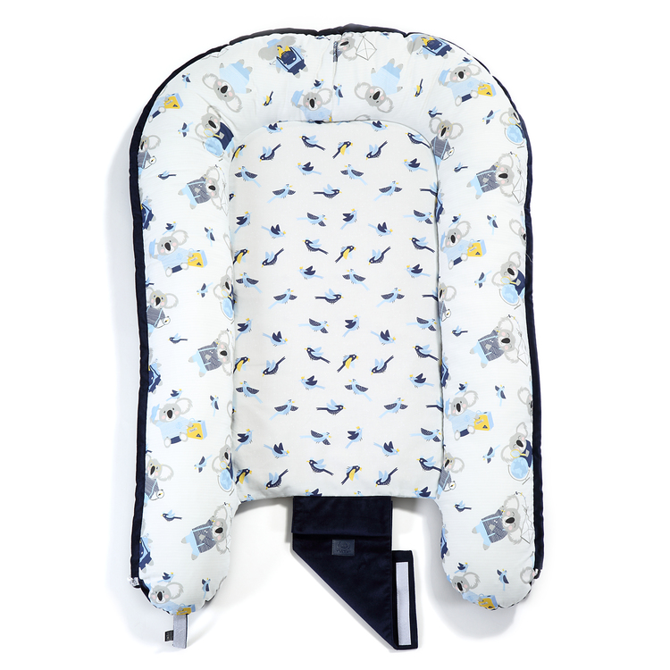 Velvet Collection Best Nest Hello World Royal Navy