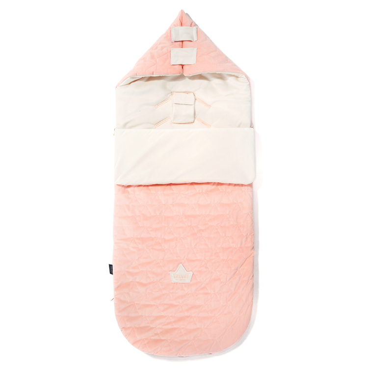 Velvet Collection Stroller Bag Premium śpiworek M Powder Pink