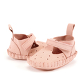 MOCCASIN MOONIE'S FIRST "S" - CANDY PINK
