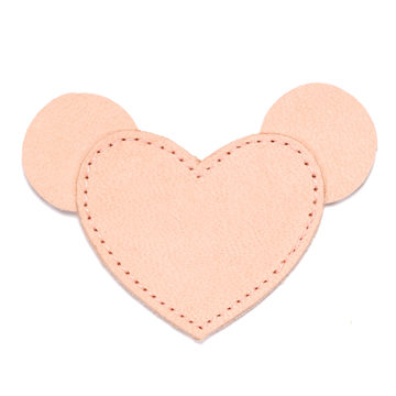 MOONIE'S FIRST CHARM - MOUSIE HEART - CANDY PINK
