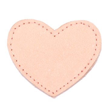 MOONIE'S FIRST CHARM - HEART - CANDY PINK