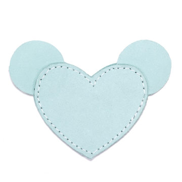 MOONIE'S FIRST CHARM - MOUSIE HEART - TURQUOISE DUST