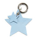 BRELOK LOCO LEATHER - STAR - BLUE PEARL