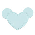 MOONIE'S FIRST STEP CHARM - MOUSIE HEART - TURQUOISE DUST