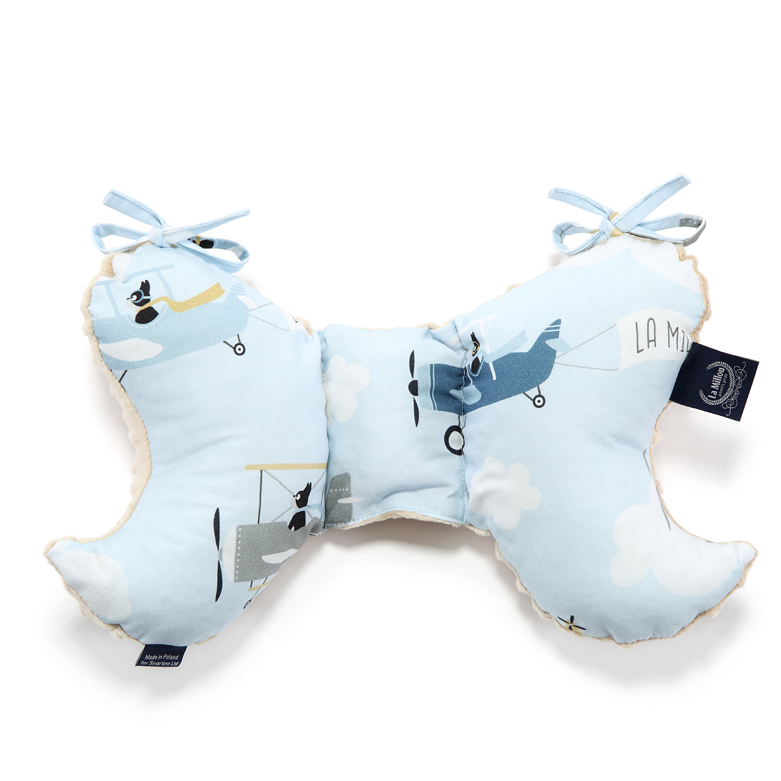 CAPTAIN ADVENTURE ANTISHAKE PILLOW ANGEL'S WINGS (LATTE)