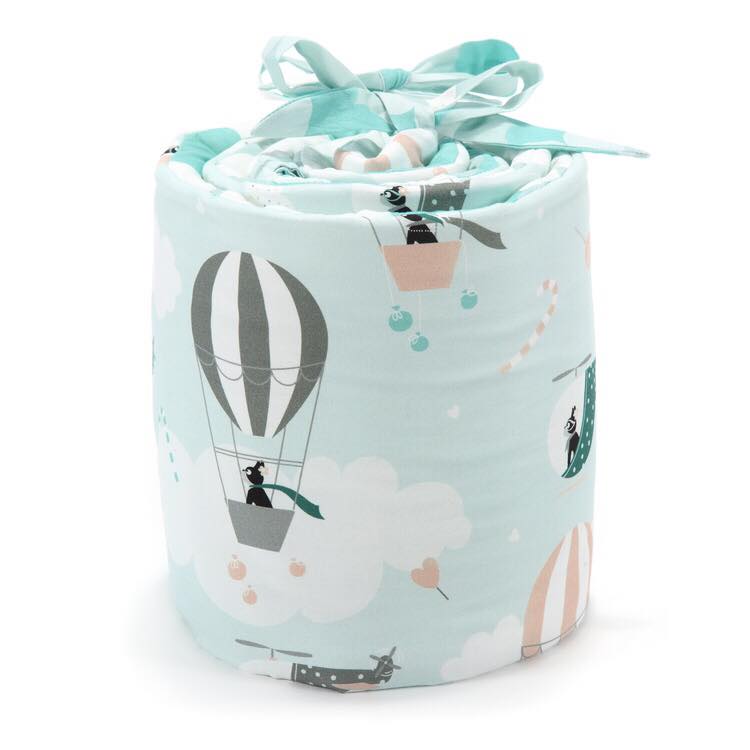 MISS CLOUDY COT BUMPER (CLOUDY SKY)