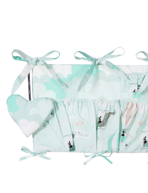 MISS CLOUDY COT ORGANISER (CLOUDY SKY)